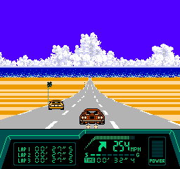 Rad Racer II gameplay screenshot